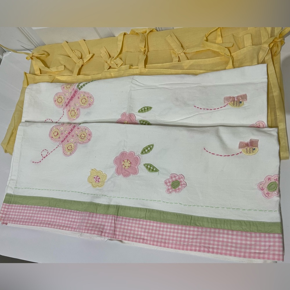 Pottery Barn Kids/Baby Girl  window Panel Set